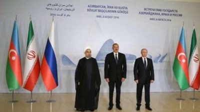 پایان نشست باکو/ آنچه در نشست روحانی، پوتین و علی اف گذشت